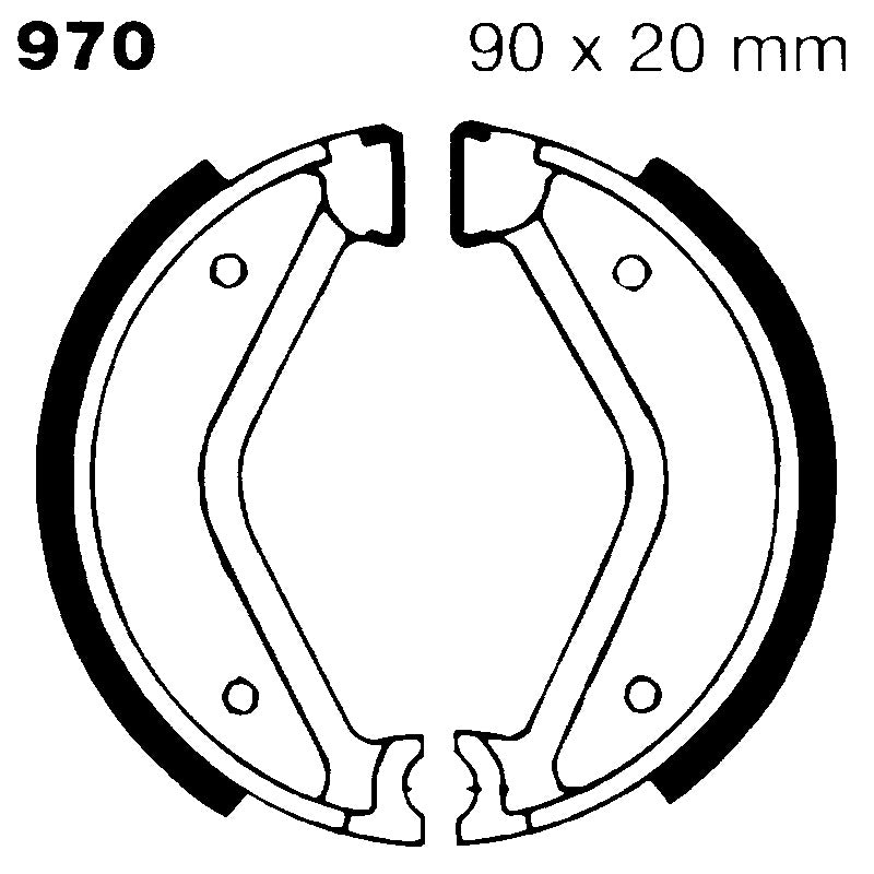 Ebc Ganasce Freno Puch Ms 50 970