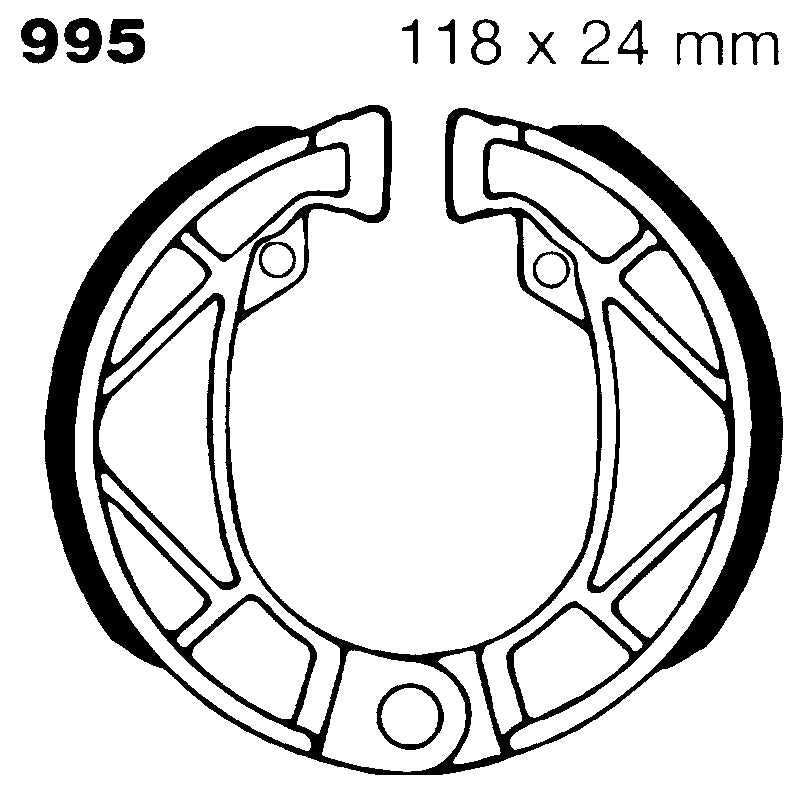 EBC Bremsbacken Fantic Oasis 995