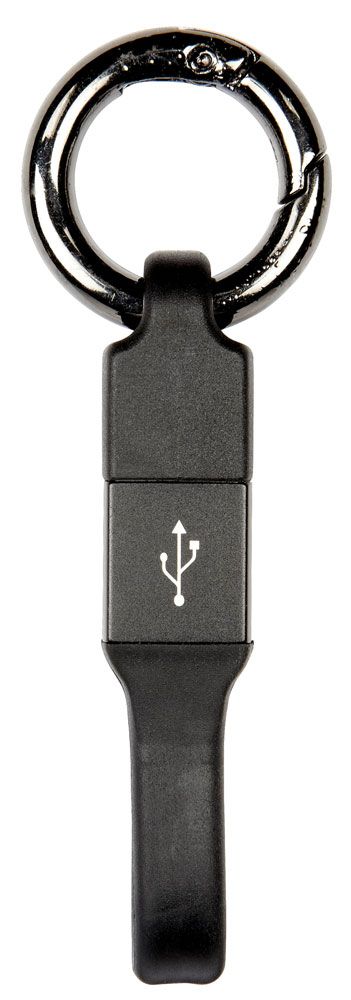 Ring Cavo ricarica/sincronizzazione Lightning e micro USB 1 m con portachiavi