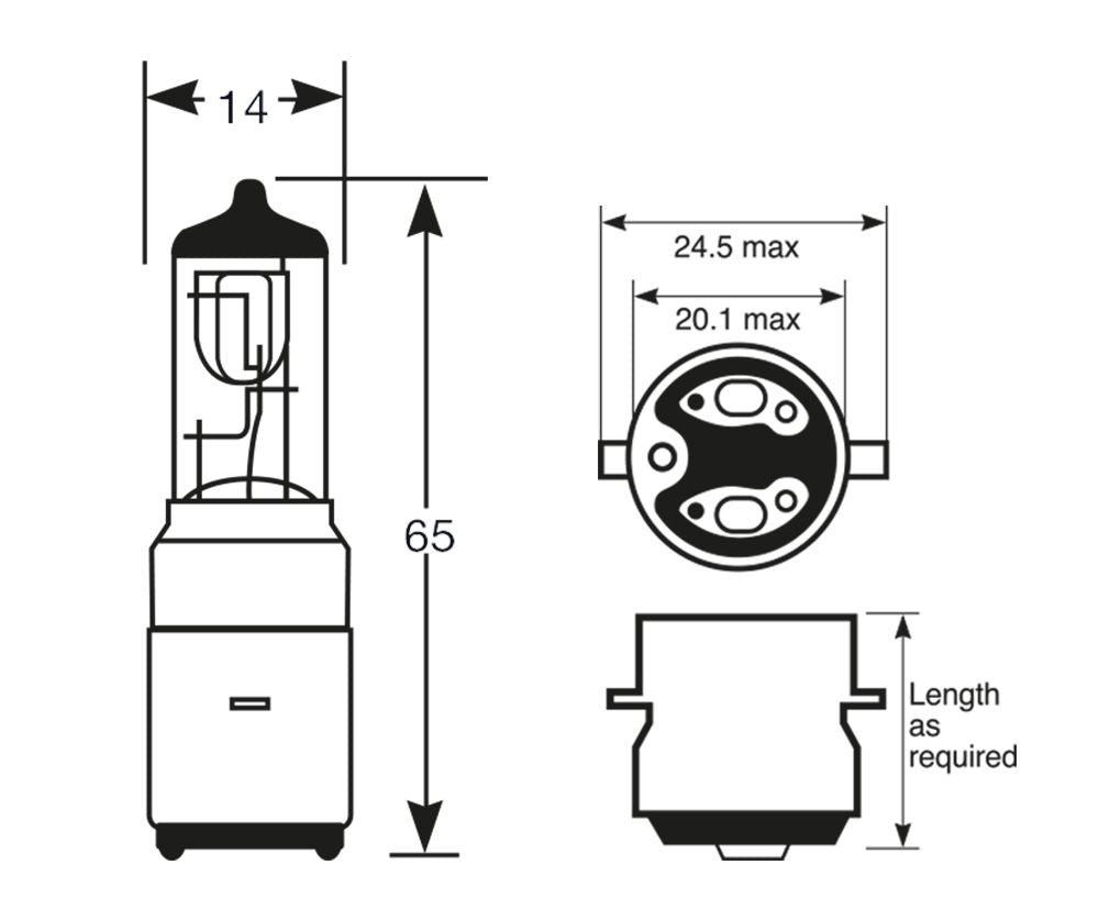 Ring Lampadina 12V 35/35W S2