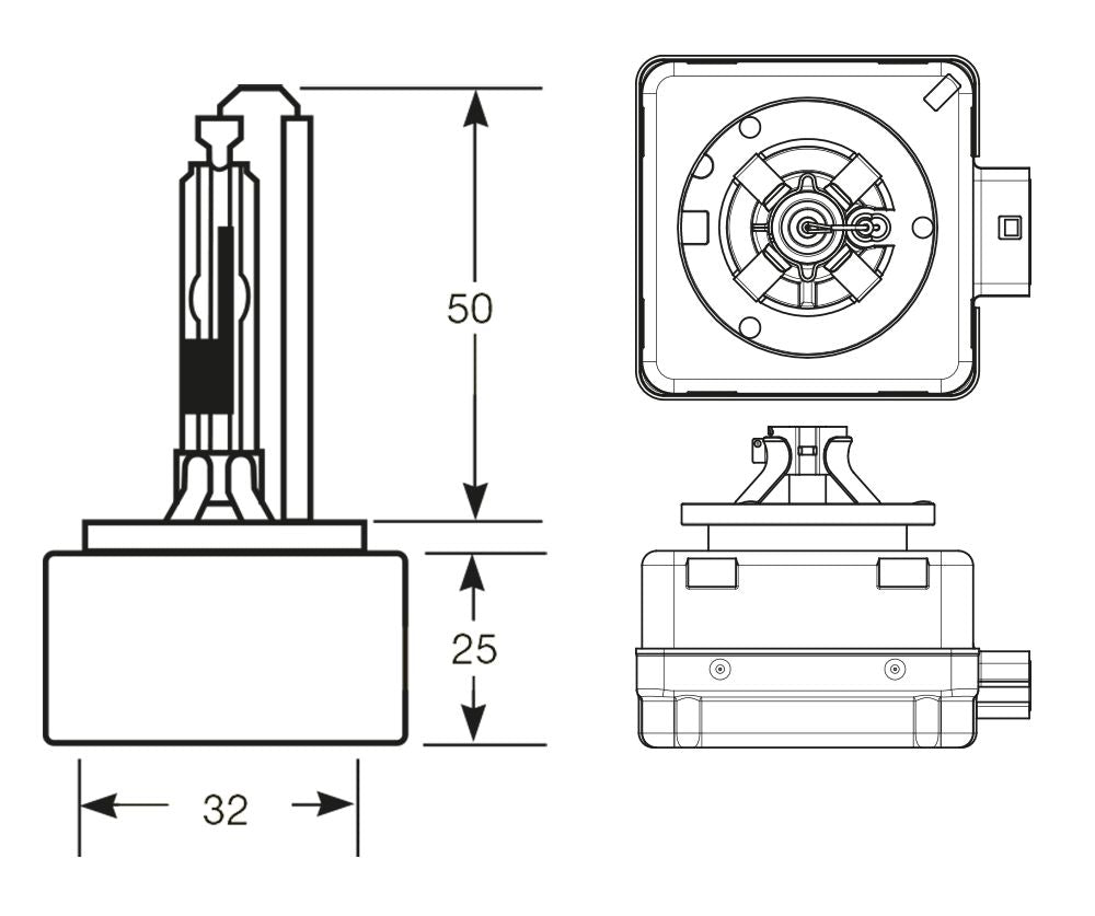 Bombilla de xenón Ring HID D1R