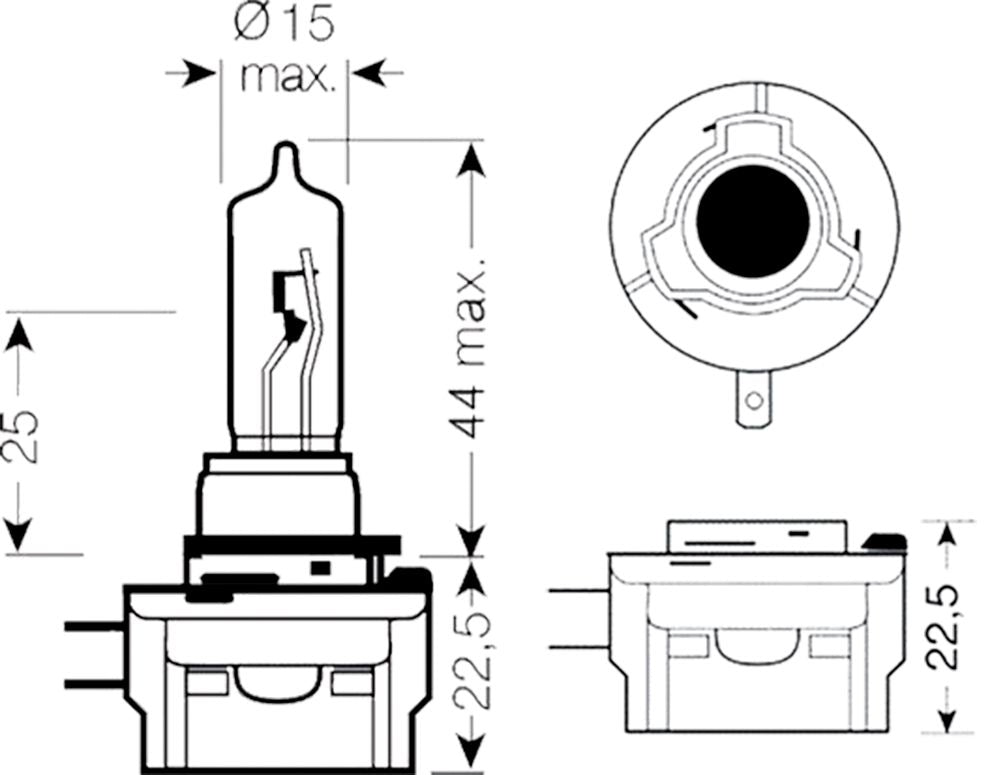 Ring Lampadina 12V 35W H8B