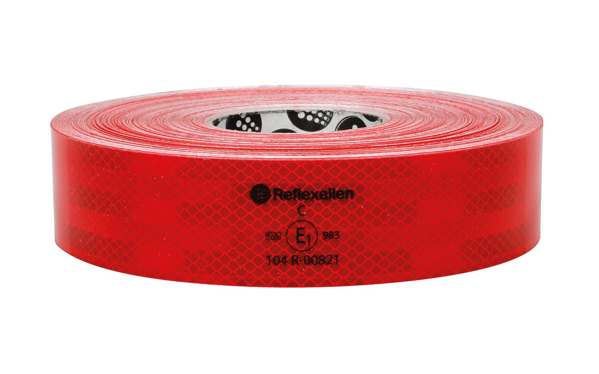 Lampa Premium Nastro Segnaletico di Sicurezza per Superfici Rigide 50 m - Rosso