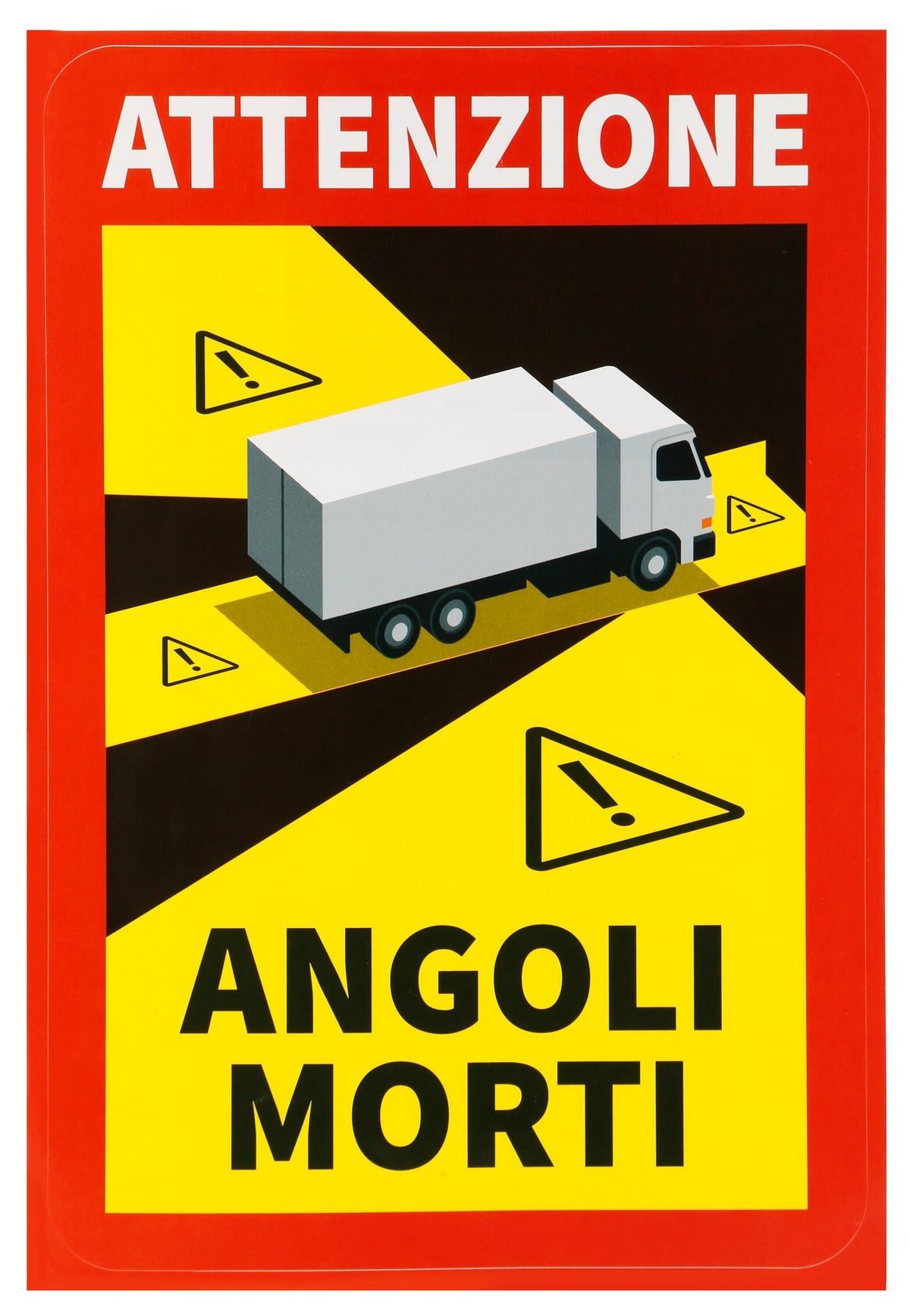 Lampa Contrassegno adesivo angoli morti, 1 pz - Camion - ITA RA90601I