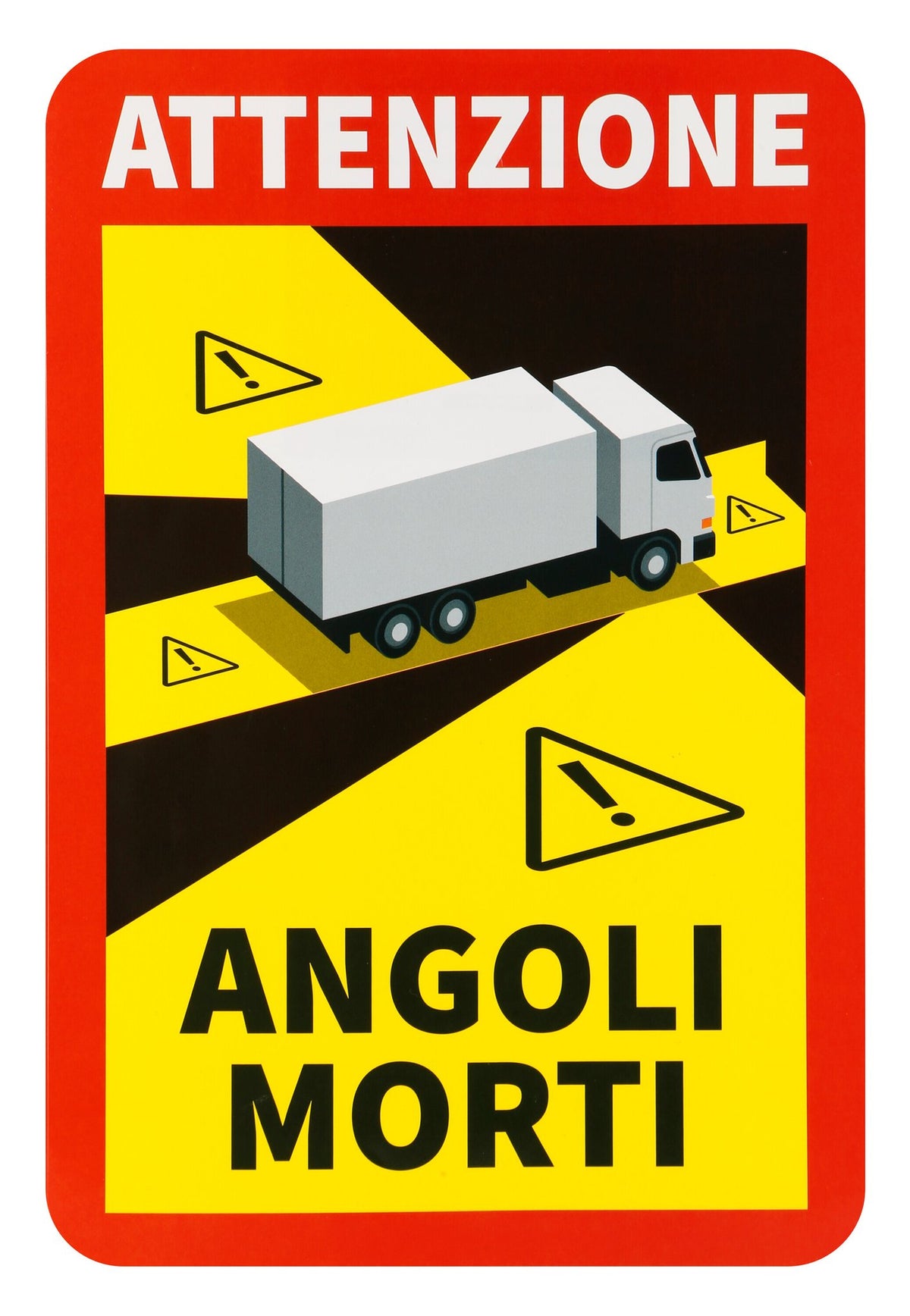Lampa Contrassegno adesivo angoli morti, 1 pz - Camion - ITA RA90601I