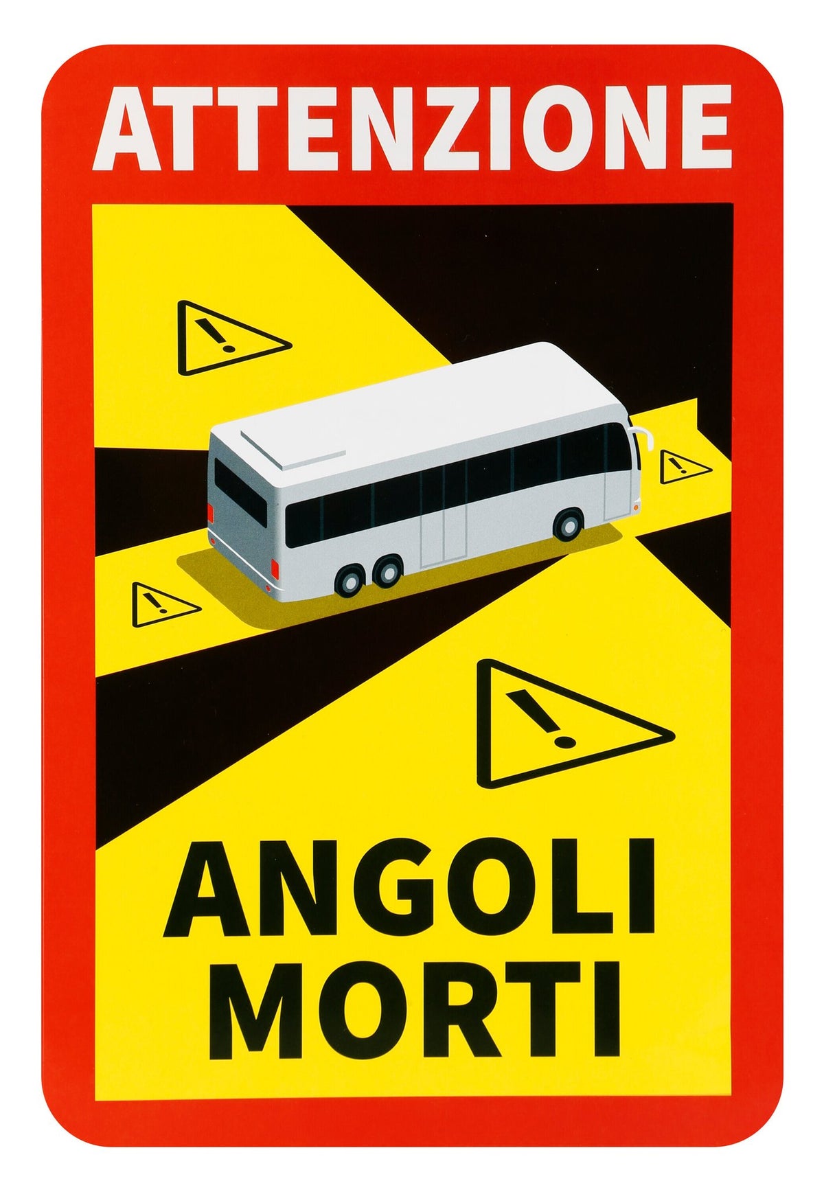 Lampa Contrassegno adesivo angoli morti, 1 pz - Autobus - ITA RA90602I