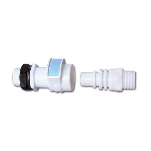 Quick-fit coupling complete with external water inlet RAC101
