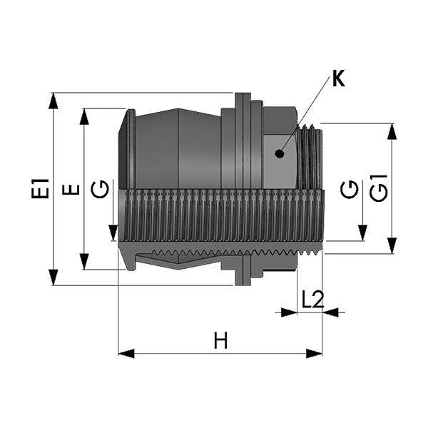 Ges Raccordo rapido innesto serbatoi 1/2 pollici M - 3/8 pollici F 8033237636485