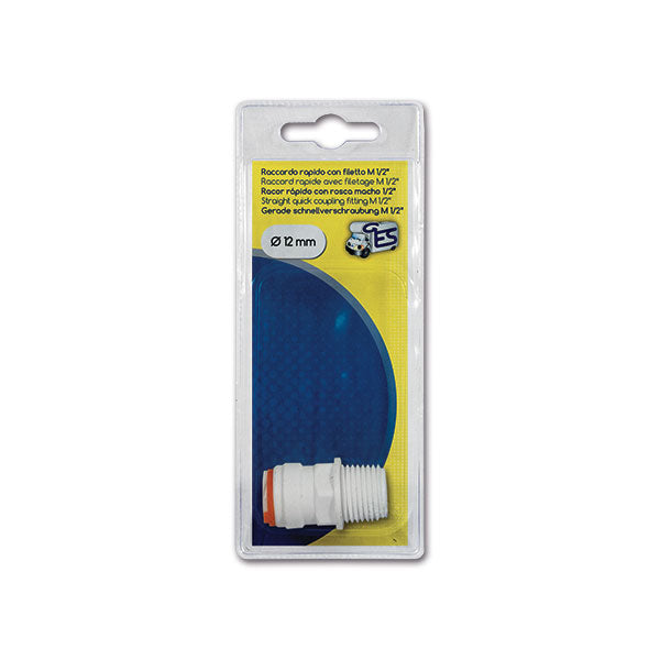 Gerade Schnellkupplung, Durchmesser 12 mm M1/2'' bl 8032793936091