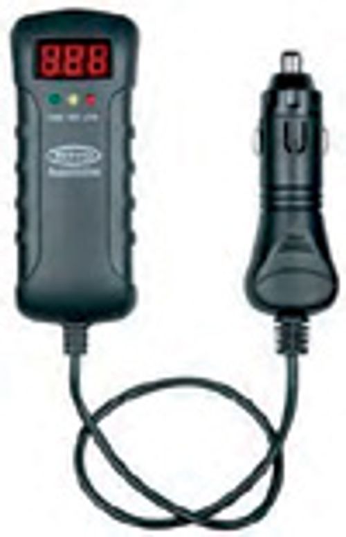 Ring Voltmeter 12/24V with cigarette lighter plug