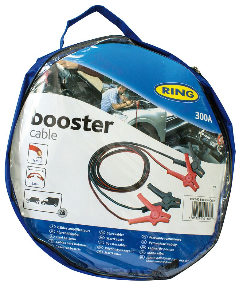 Cables de baterĂa de anillo para vehĂculos de hasta 3,5 L