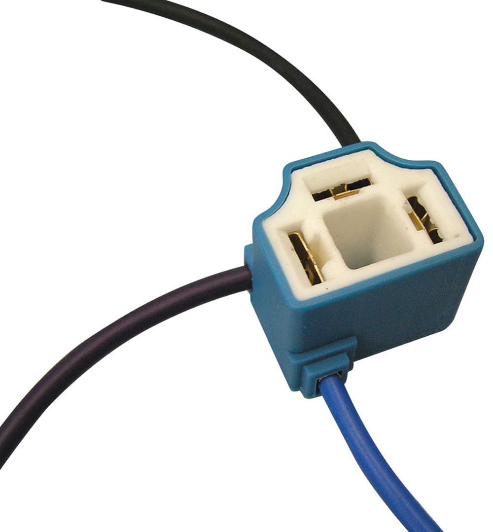 Ring Connettore ceramico per lampade H4 uscita ad angolo