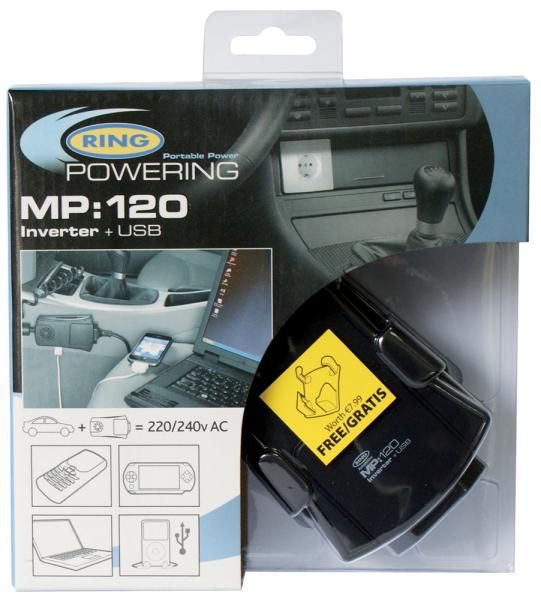 Inversor de anillo compacto 12V 120W