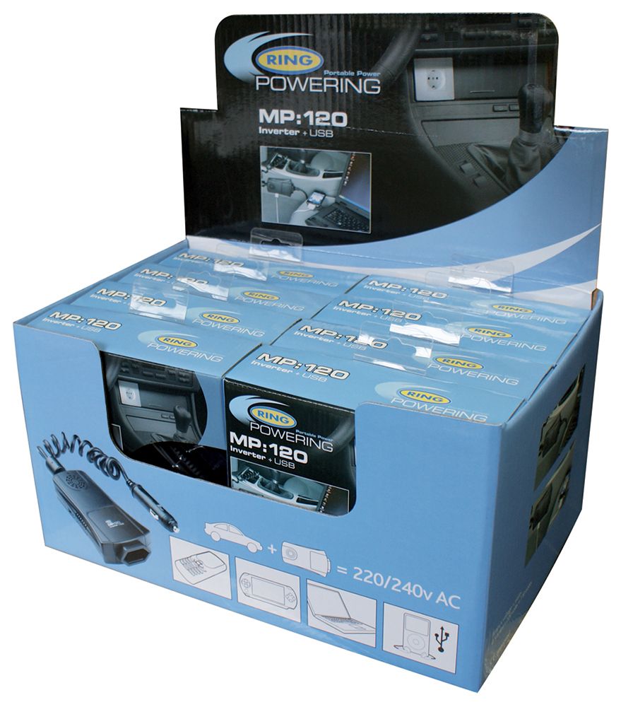 Inversor de anillo compacto 12V 120W