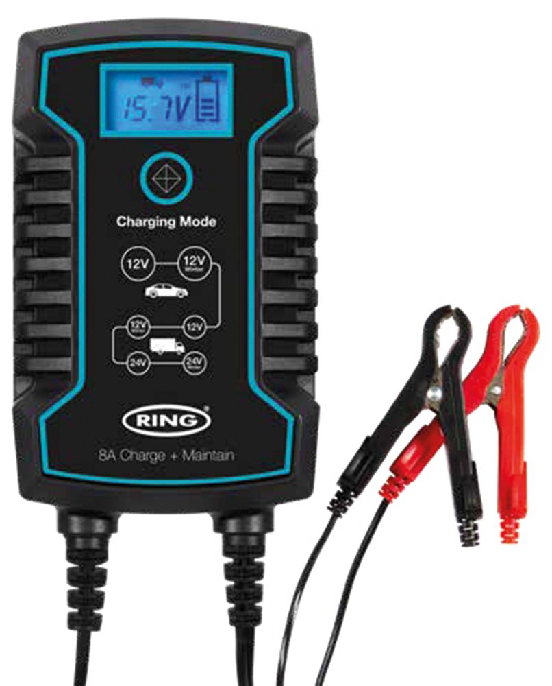 Cargador y mantenedor de baterÃa Ring SmartCharge 12/24 V 8 A