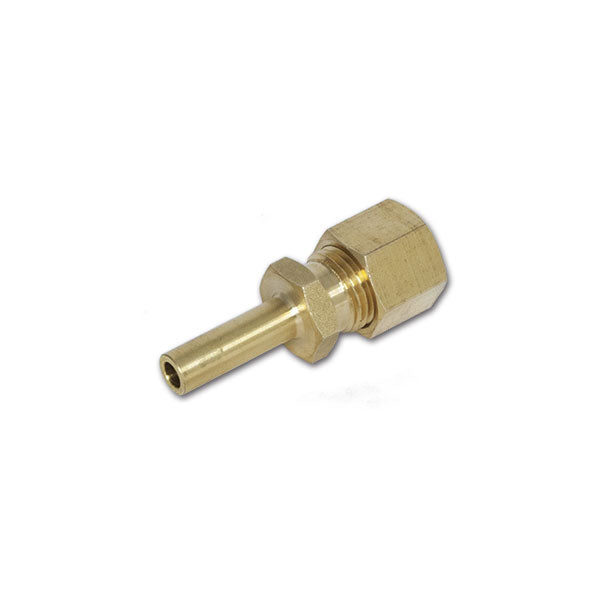 Accesorio de gas de diámetro 10 mm con vástago liso de diámetro 8 mm RGS132