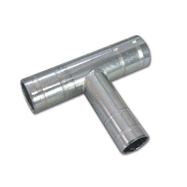 Accesorio en T metálico de diámetro 20x20x16 mm RIS276