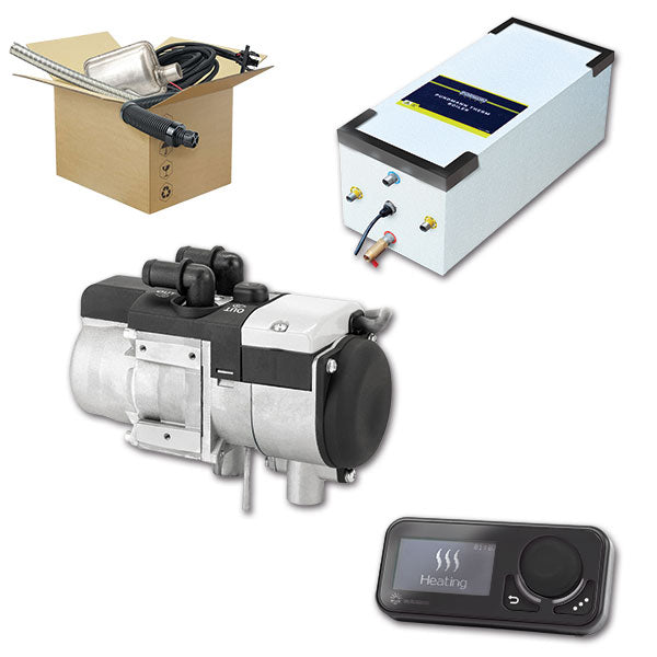 Autoterm Calefactor para Camper y Furgoneta Kit 5D panel confort + Boiler 9L