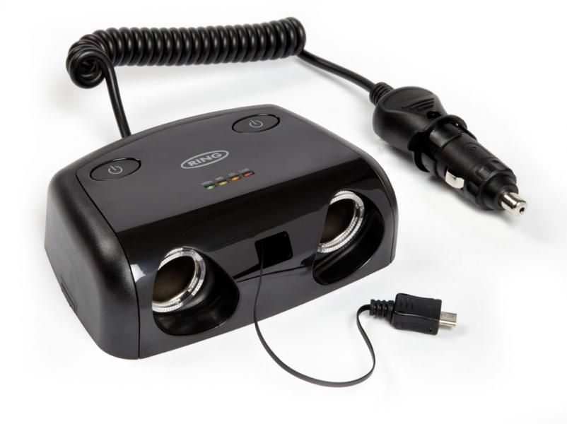 Ring Rind Doppia Presa Accend. + Microusb 1 Amp