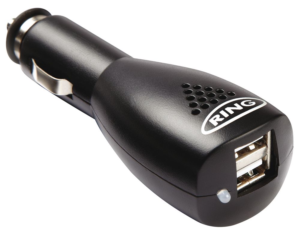 Cargador Ring 12/24V con 2 salidas USB 3,5A