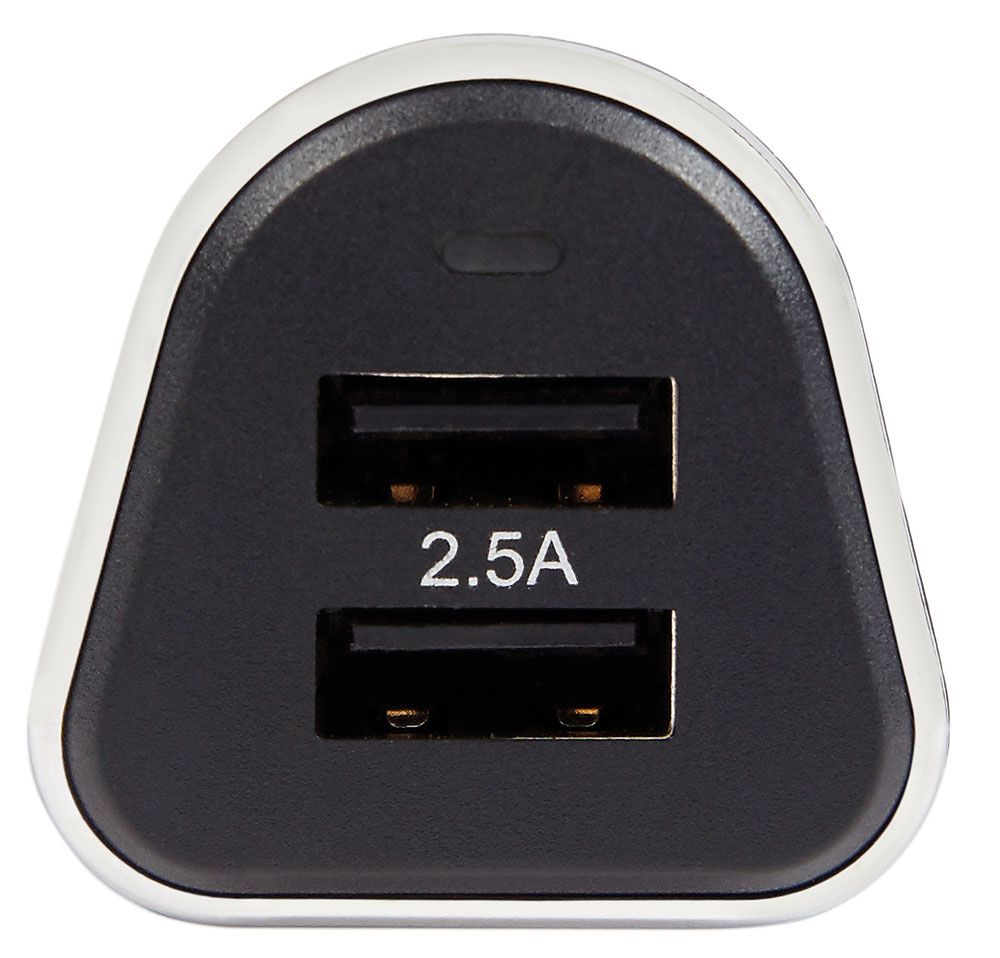 Ring Car Charger with 2 USB Ports 2.5A