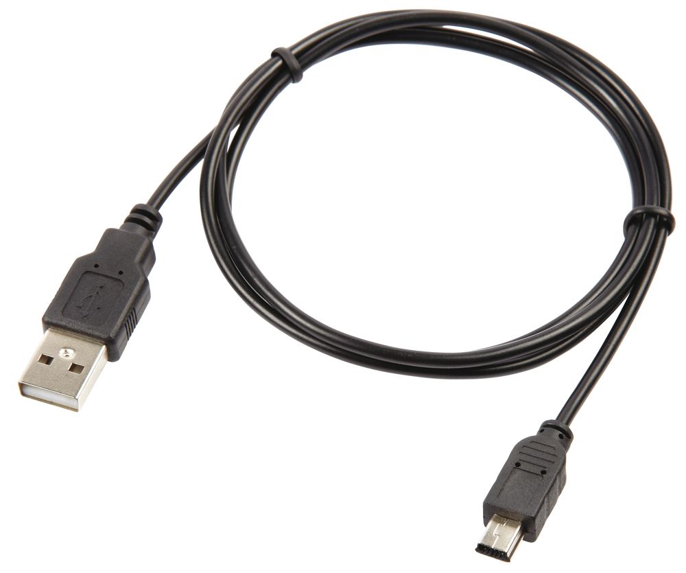 Cable de carga y sincronización USB mini Ring de 1 m