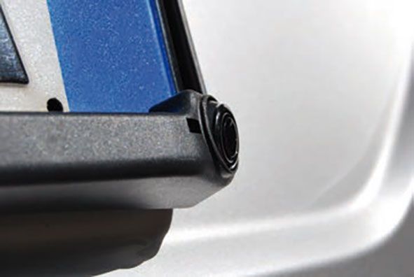 Step 1 Parking sensors with license plate holder and LED display with audible alarm