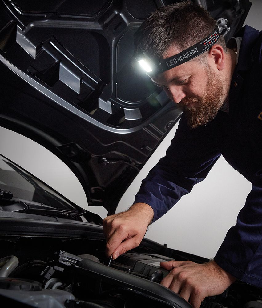 Ring Torcia da testa a led ricaricabile con sensore di movimento