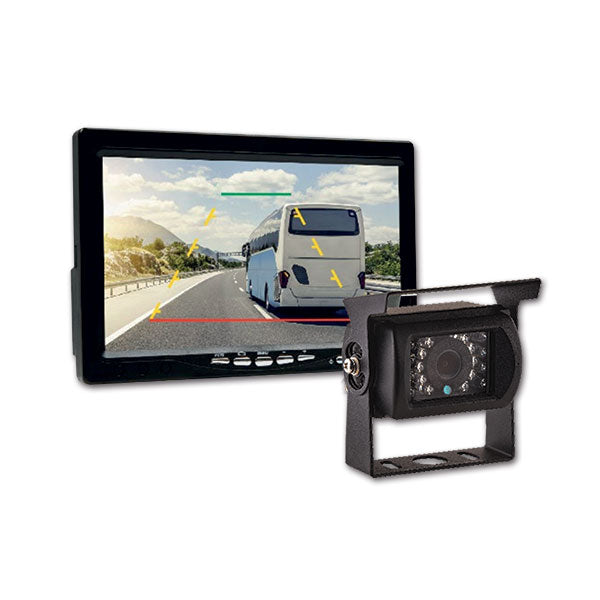Kit retrocamera grigia con IR con monitor 7 pollici RTC063