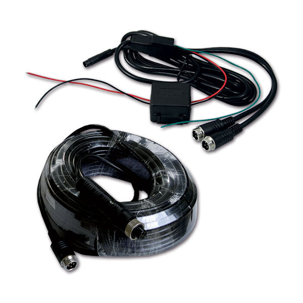 Kit retrocamera grigia con IR con monitor 7 pollici RTC063