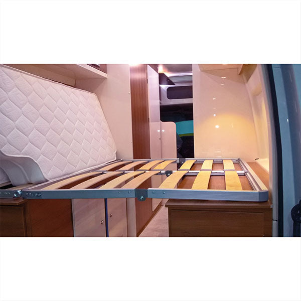 Klappbares Bettgestell-Set für Transporter und Wohnwagen, 148 x 192 cm. RTL201