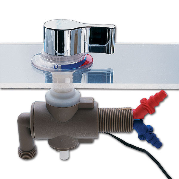 Miscelatore sotto tavolo manopola cromata RUB4011