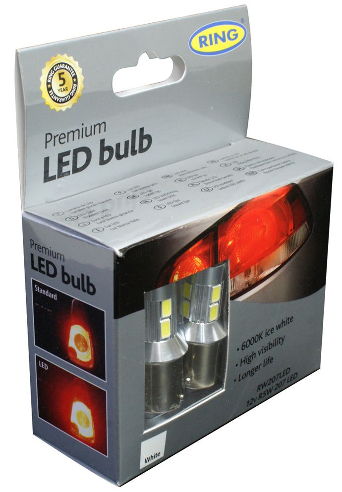 Ringförmige LED-Lampen 12V R5W/R10W 6000K Premium