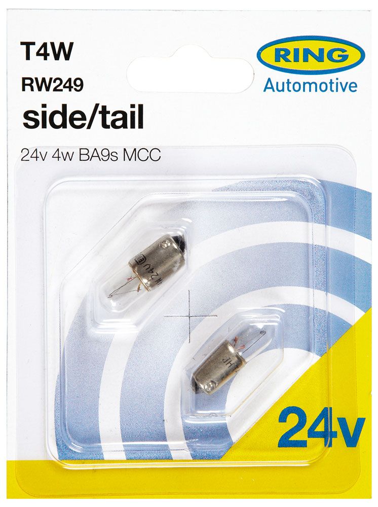 Bombillas de anillo 24V 4W T4W