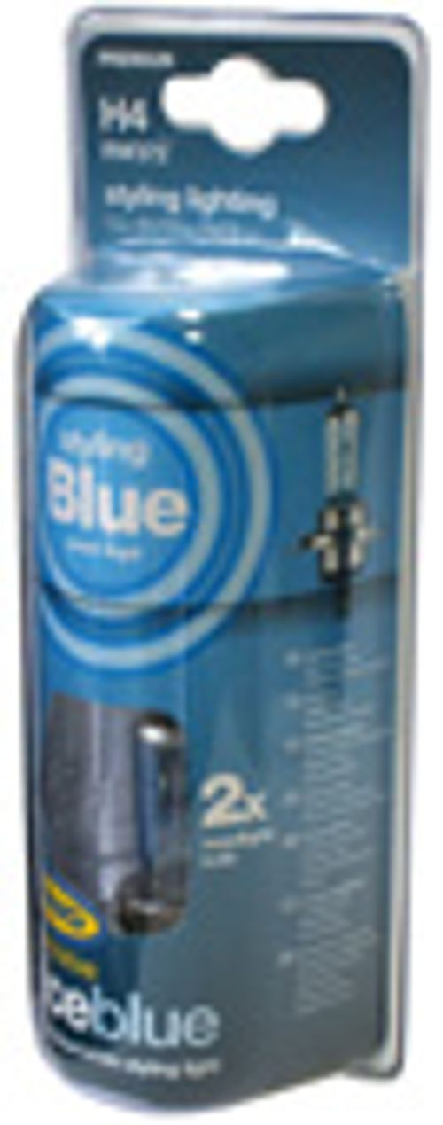 Ringlichtbirnen Eisblau H4 12V 60/55W