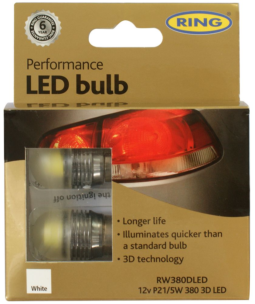 Bombillas LED de anillo 12V P21/5W 7000K Rendimiento 3D