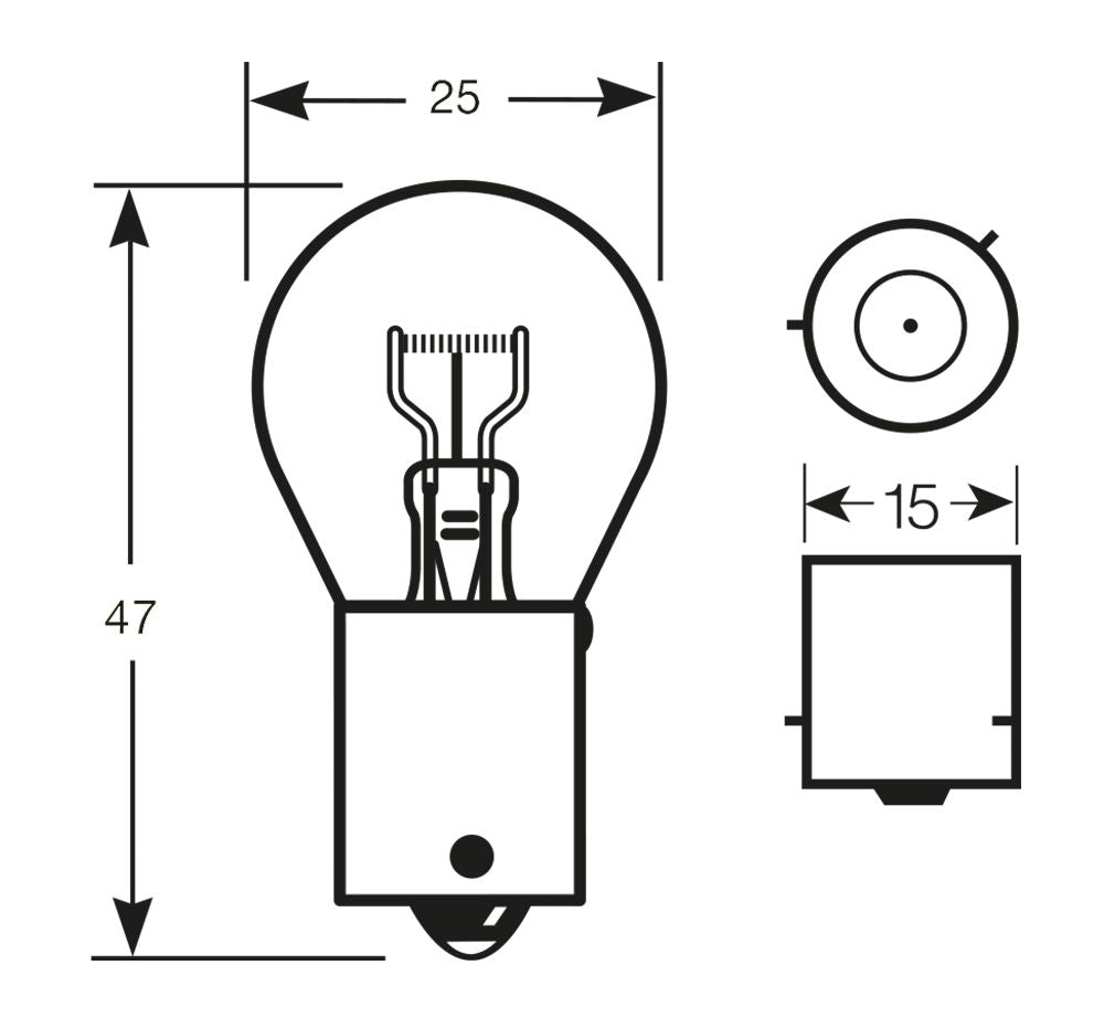Ring Lampadine 24V 21W PY21W