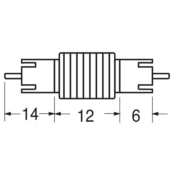 Giunto spina/spina RCA SCR314
