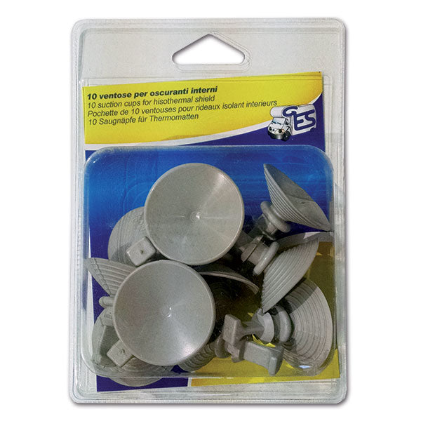 Ventosas opacas para autocaravanas y caravanas para protección isotérmica, paquete de 10 piezas 8032793930440