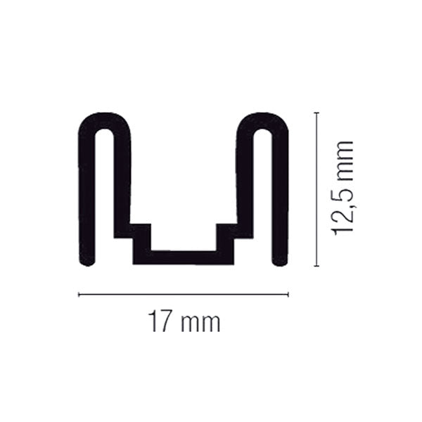 210 cm straight guide for SND131 shutter
