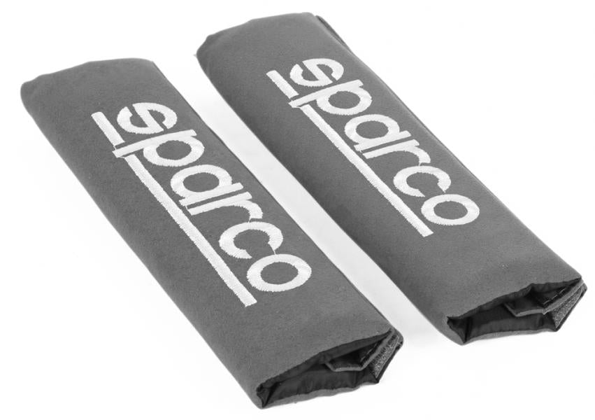 Sparco graue Gürtelschlaufenkissen mit Stickerei