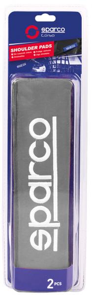 Sparco graue Gürtelschlaufenkissen mit Stickerei