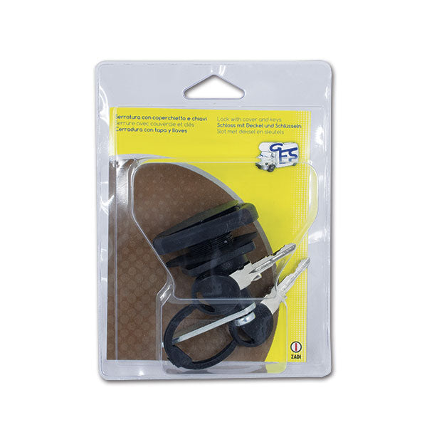 Serratura 1049 nera- blister 8032793935117