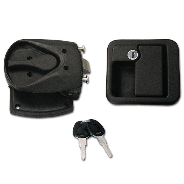 Serratura 1059 nera completa SRT1059N