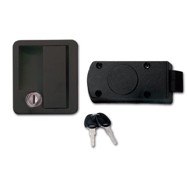 Serratura 1070 completa nera SRT1070N