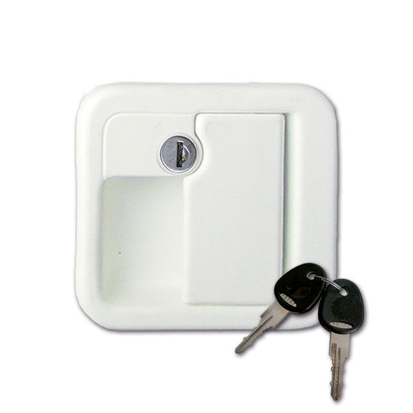 Maniglia esterna 1090 bianca con chiavi SRT1090BPE