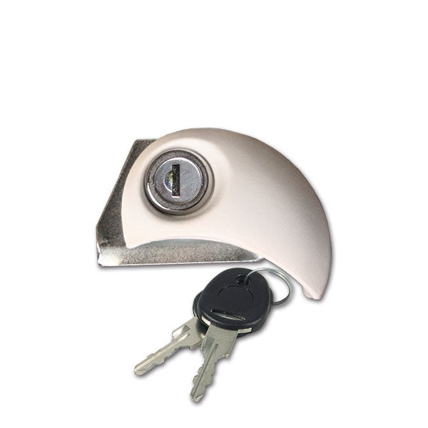 Cerradura Moon Flap derecha con cilindro y llaves SRT1105