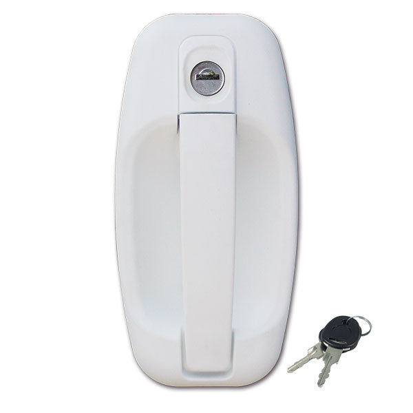 Maniglia esterna 1115 bianca con chiavi SRT1115BPE