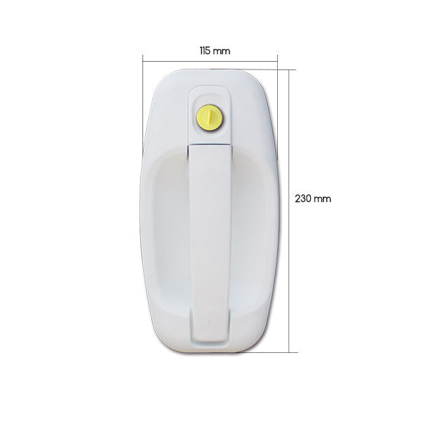 External handle 1115 white SRT1115BP