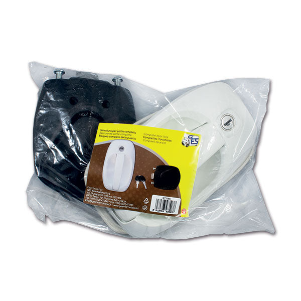 1115 cerradura blanca completa en bolsa 8032793935285